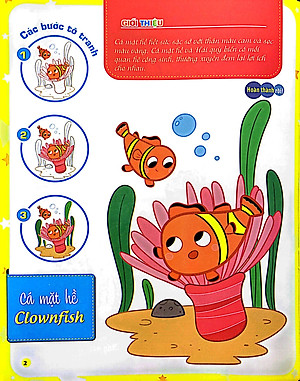 Tô Màu Theo Từng Bước - Sinh Vật Biển, Động Vật Trên Cạn, Khủng Long 1