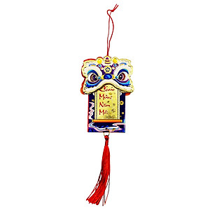 Bộ 6 Dây Treo Đầu Lân Trang Trí Tết - YD009