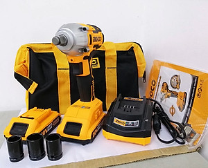 Máy siết bu lông dùng pin INGCO CIWLI2001 20V ( 2 pin 20V, 1 sạc)