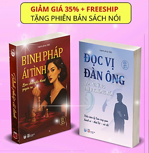 Combo 2 cuốn sách Đọc vị đàn ông + Binh pháp ái tình (Sách chính hãng  - HP360)