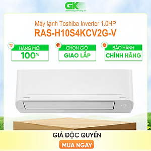 Máy lạnh Toshiba RAS-H10S4KCV2G-V 1HP Inverter Thái Lan - Hàng Chính Hãng (Chỉ giao HCM)