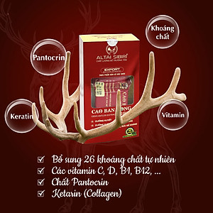 Cao Ban Long Sibiri - Hỗ trợ bổ huyết, dưỡng xương. hỗ trợ tăng cường sinh lực - SX tại nhà máy đạt tiêu chuẩn GMP