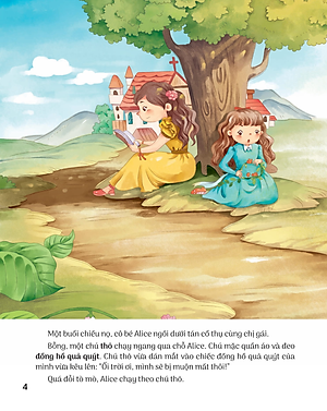 Truyện Cổ Tích Nổi Tiếng Song Ngữ Việt - Anh: Alice Ở Xứ Sở Thần Tiên - Alice In Wonderland