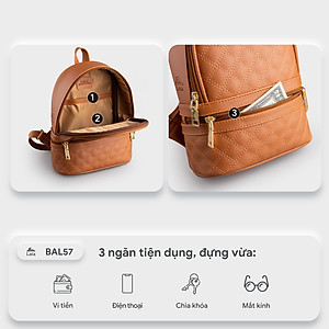 Balo Lata ( Thời trang nữ công sở cỡ nhỏ - Balo da BAL57 )