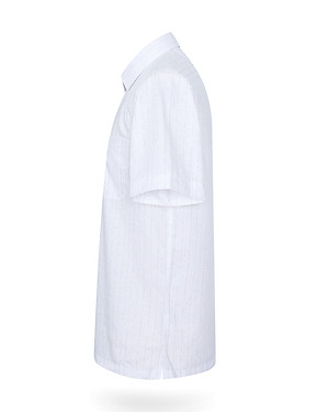 Áo sơ mi nam tay ngắn form suông vạt ngang Khatoco A1MN498T2-CNIN473-2603-N