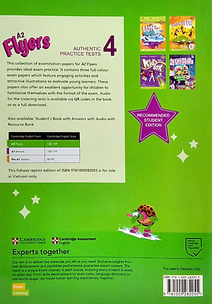 A2 Flyers 4 Authentic Practice Tests: Student's Book Without Answers With Audio - FAHASA Reprint Edition