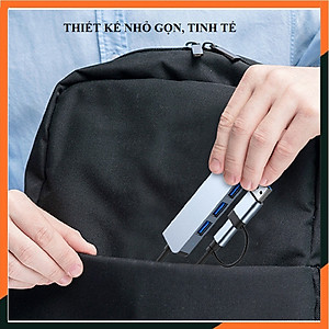 Hub Type C, Cổng Chuyển Đổi Type C, Hub USB, Cổng Chia USB, TypeC Ra 4 Cổng USB, Cổng Chuyển Đổi Dành Cho Mac book, Laptop, PC -  Hàng Chính Hãng