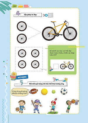 Sách POMath - Toán Tư Duy Cho Trẻ Em 4-6 Tuổi (Tập 1)