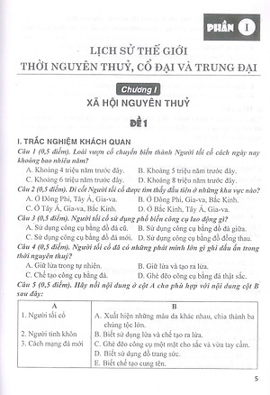 Bộ Đề Kiểm Tra Trắc Nghiệm Và Tự Luận Lịch Sử 10 (Tái Bản)