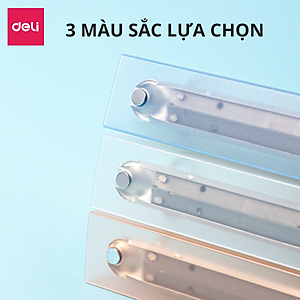 File Còng Sắt Kèm 4 Lá Học Sinh A4 Deli - 4 Còng Đựng File Tài Liệu Lưu Trữ Hồ Sơ Chứng Từ Văn Phòng Cao Cấp - PE110