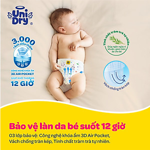 Tã quần UniDry Siêu khô thoáng gói Jumbo mới size XL