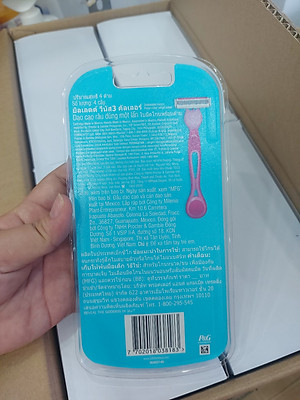 Dao cạo 3 lưỡi Gillette Venus 3 Colors ( vỉ 4 cây)