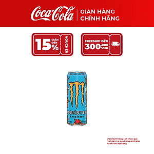 [SALE 15.12] Lốc 24 Lon Monster Energy Mango Loco Vị Xoài 355ml – Nước Tăng Lực Bùng Năng Lượng, Giải Khát