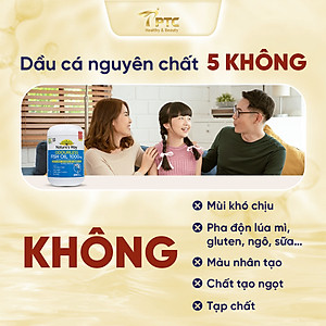 Nature's Way Fish Oil 1000mg - Viên uống bổ sung Omega 3 cho cơ thể
