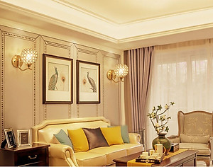 Đèn tường ROTINO pha lê phong cách hiện đại, độc đáo - kèm bóng LED chuyên dụng.