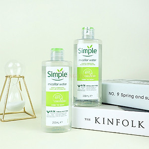 Nước tẩy trang Simple Micellar Water (200ml) - Hàng chính hãng