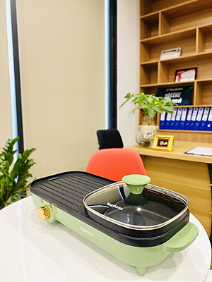 Bếp lẩu nướng điện đa năng Nagakawa NAG3104 (1500W) - Hàng chính hãng