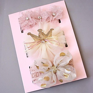 Set băng đô  cho bé gái từ 0 - 3 tuổi