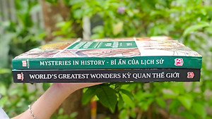 Combo 2 Cuốn Sách Bách Khoa Toàn Thư - Kỳ Quan Thế Giới, Bí Ẩn Của Lịch Sử- Tổng Hợp Kiến Thức Về Lịch Sử, Địa Lý, Du Lịch Khám Phá Thế Giới - Á Châu Books Bìa Cứng, In Màu