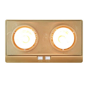 Đèn Sưởi Phòng Nhà Tắm Klopper LH02 (2 Bóng) - Chính Hãng