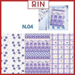 Giấy bọc sách vở / Giấy gói quà / giấy bao tập / giấy bao vở học sinh, sinh viên size A4, B5, A5 cao cấp – 24 cuốn