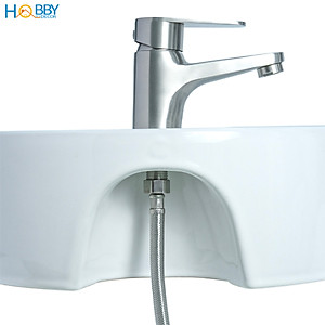Vòi lavabo lạnh cho chậu rửa mặt inox 304 có dây Hobby Home Decor LBL1