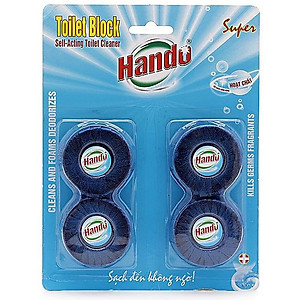 Vỉ 4 viên tẩy và làm thơm toilet Hando Hương Lavender
