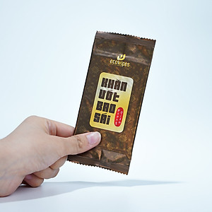Khăn ướt bao sái lau bàn thờ EcoWipes hộp 20 gói hương trầm