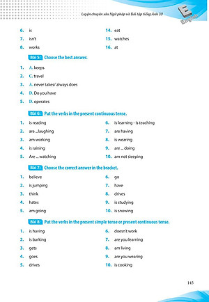 Sách Luyện Chuyên Sâu Ngữ Pháp Và Bài Tập Tiếng Anh Lớp 10