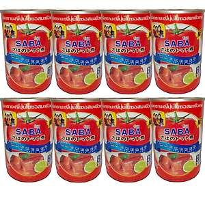 Cá Nục Saba Nhật Sốt Cà 290g Hiệu Ba Cô Gái Lốc 8 Lon (290G x 8)