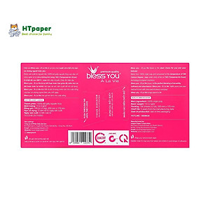 Khăn Giấy Hộp, Khăn Giấy Rút Bless You À La Vie 180 tờ x 2 lớp cao cấp mềm mịn