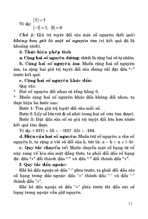 Sổ Tay Toán Cấp 2 Lớp 6-7-8-9 - KV