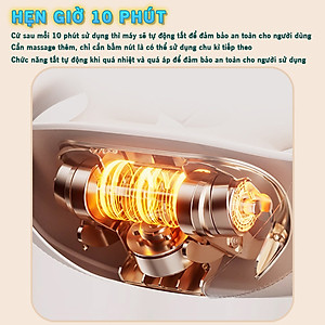 Máy massage cổ vai gáy Nikio NK-139 - Pin sạc, tặng túi xách, nhiệt nóng, động cơ không chổi than êm ái bền bỉ