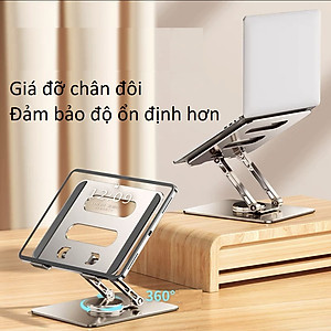 Giá Đỡ Hợp Kim Nhôm Để Bàn Xoay 360 Độ Cho Điện Thoại, Máy Tính Bảng, Iphone, Ipad L05 - Hàng chính hãng