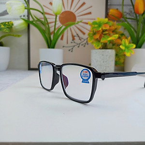 Kính đọc sách gọng nhựa TR90 phom to chống ánh sáng xanh