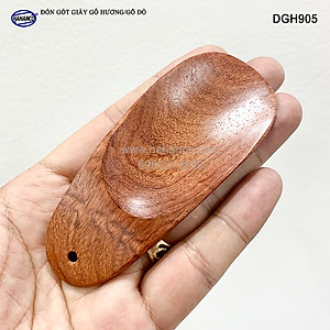 Đón giày Gỗ Hương/Gõ đỏ vân gỗ đẹp, có thể bỏ túi tiện dụng (DGH905) hàng xuất khẩu, kiểu dáng nhỏ gọn - HAHANCO