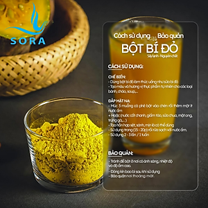 Sora Bột bí đỏ cao cấp nguyên chất