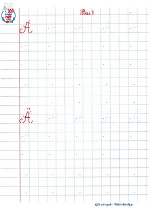 Tủ Sách Bé Vào Lớp 1 - Vở Tập Viết Chữ Hoa (Tái Bản)