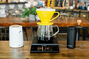 Bình pha cà phê thủy tinh chịu nhiệt Tiamo không nắp