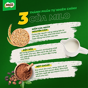 Sữa lúa mạch Nestlé MILO Nguyên chất 400g (hũ nhựa) - Giao mẫu ngẫu nhiên