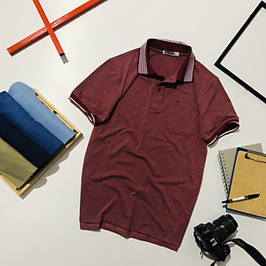 Áo thun nam trung niên cotton 100% mẫu TRƠN  có túi cao cấp 