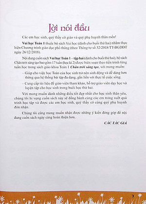 Vui Học Toán 1 - Tập 2 (Dành Cho Buổi Thứ Hai - Bộ Sách Chân Trời Sáng Tạo)