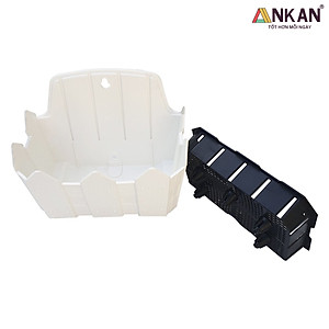 Chậu Nhựa Trồng Cây ANKAN Để Treo Ban Công, Treo Tường, Ngoài Trời, Sân Vườn, Kích Thước 24 x 19cm, Nhựa Cao Cấp