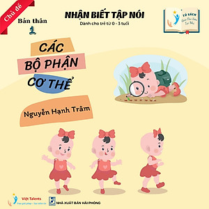 Truyện Tranh Nhận Biết Tập Nói - Chủ Đề Bản Thân - Tập 1 – Các Bộ Phận Cơ Thể - Nhận Quà Tặng: 1 Lượt Phân Tích Sinh Trắc Vân Tay Về Tiềm Năng Tư Duy Học Tập Hiệu Quả