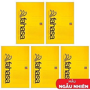 Combo 5 Tập Sinh Viên 4 Ly Ngang 200 Trang ĐL 70g/m2 - FAHASA (Mẫu Màu Giao Ngẫu Nhiên)