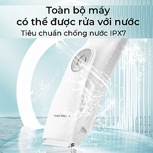 Tông đơ cắt tóc cho bé Misuta NS-M01, tặng kèm áo choàng cắt tóc cho bé, sạc 1h dùng 10 lần kèm bộ phụ kiện 9 món - Hàng chính hãng