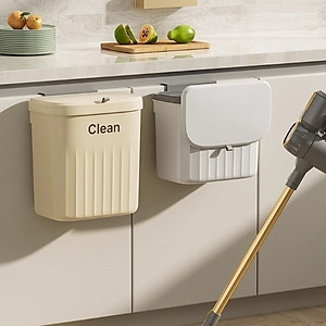 Thùng Đựng Rác Thông Minh Clean - Thùng Rác Treo Tủ Bếp, Nhà Vệ Sinh, Phòng Khách - Dung Tích 12L - Hàng chính hãng