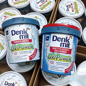 Bột tẩy trắng quần áo Denkmit Oxi Power Đức 750gr tẩy mạnh vết ố bẩn cứng đầu