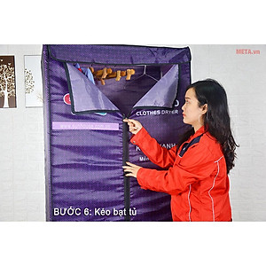 Tủ sấy Quần Áo Máy sấy Quần Áo SUNHOUSE SHD2707, Có điều khiển từ xa , Khử mùi , BH 12 tháng Hàng Chính Hãng