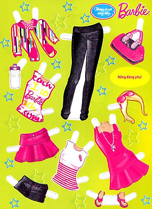 Sách Barbie Thiết Kế Thời Trang - Những Cô Gái Năng Động